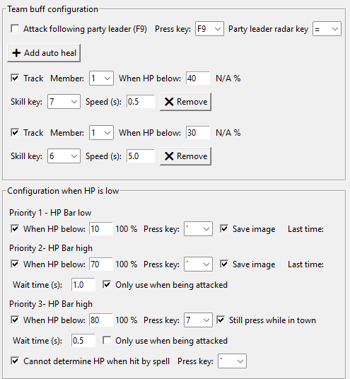 L2M smart auto-heal settings
