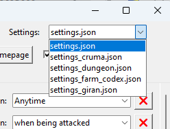 multiple L2M bot settings